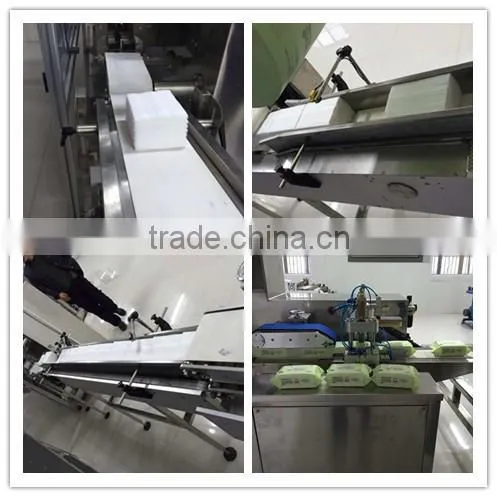 full auto high speed wet tissue folding machine,wet wipes machine