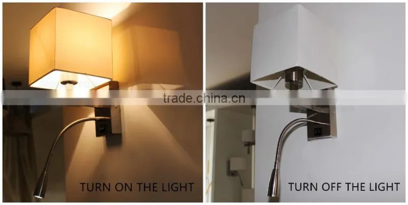 CE ROHS approved hotel guestroom LED wall lamp, hotel guestroom LED wall lamp, LED wall lamp WL1041