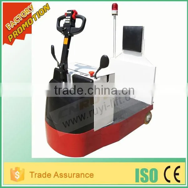 standing workshop warehouse use electric material towing truck