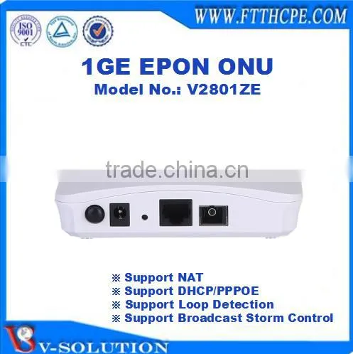 CE Certificated 1GE GPON ONT Support DHCP/PPPoE/Static IP for FTTH Solution