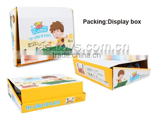 Novelty plastic wind up table tennis game toy for baby