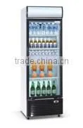 200L commercial upright single door auto-defrost showcase with CE/ROHS