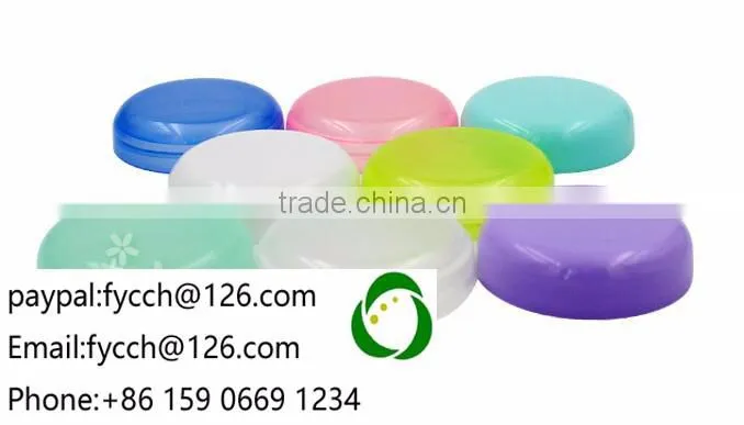 30g Blue Plastic jar container with plastic lid cap
