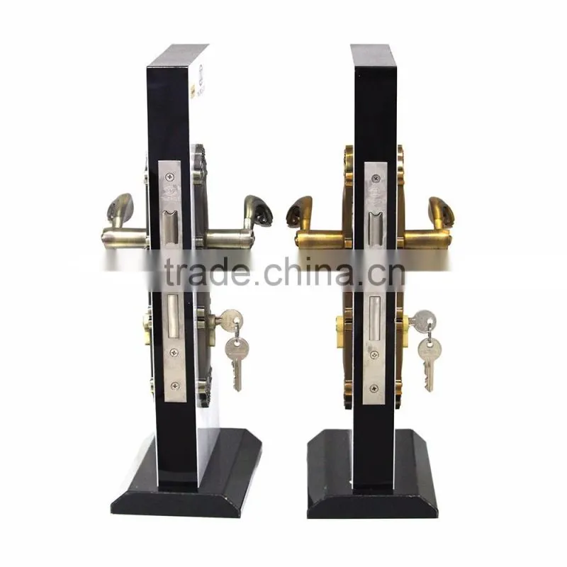 High quality TRI-CIRCLE European style door lock types,European door handle lock,door lock type