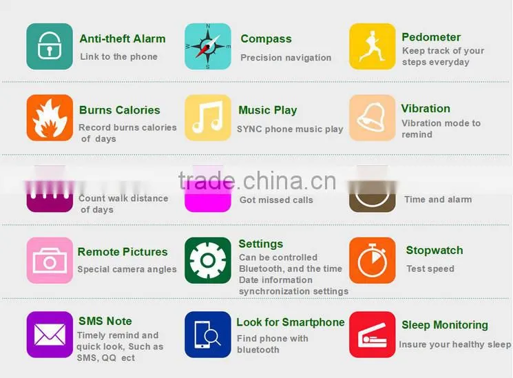 New! China low price smart watch , high quality products . Smart Watch U10L for IOS and Android System