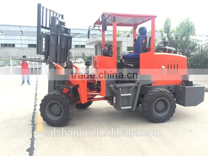 New 2 ton Rough Terrain Forklift Price of MR20 Diesel Forklift