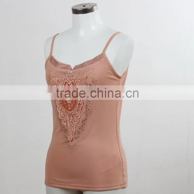 F5S15156 Printed Camisole Sex Tank Top for Women