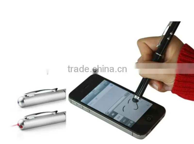 3 in 1 Capacitive Stylus Touch Screen Pen with LED Light for Tablet