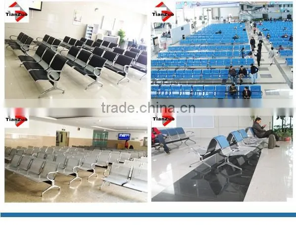 Four Seats 201 stainless steel airport link chair
