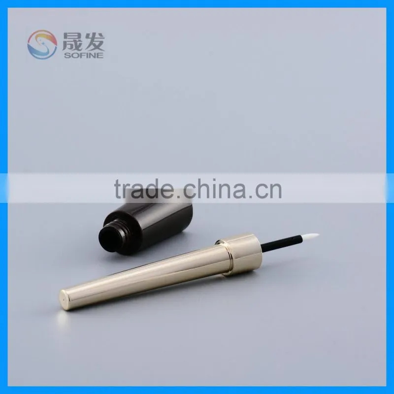 Empty plastic eyeliner container
