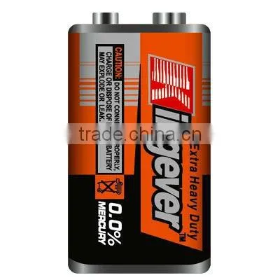 good quality zinc carbon battery 9v