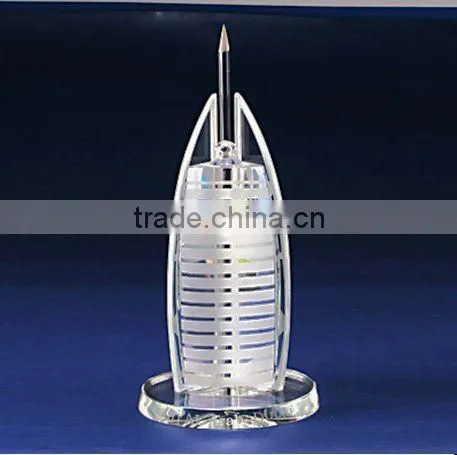 2016 Wholesale crystal building model in modern design