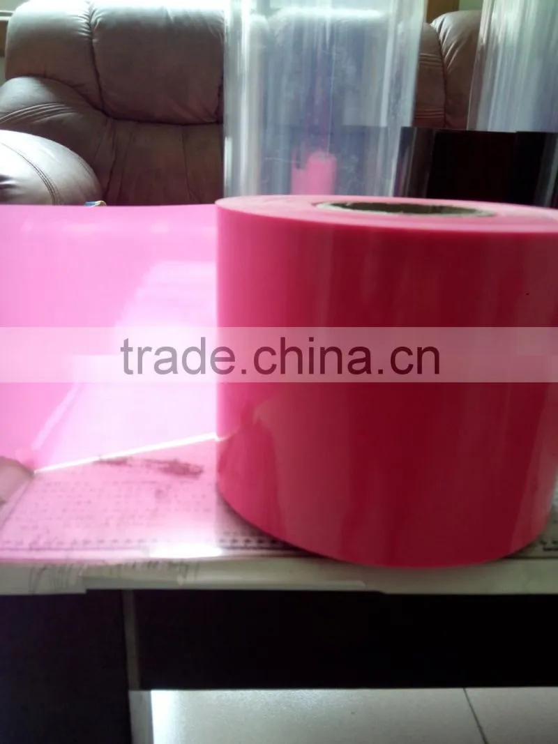 Blister rigd pvc film package for food tray drink decoration pharmaceutical