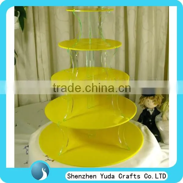 custom 5 tier round cupcake wedding cake stands clear acrylic wedding cake stands cheap