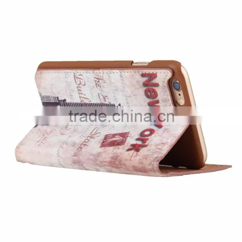 Wholesale Shenzhen Factory 4.7 For iphone Case 6 Leather Case,For Apple iphone 6 Case Classic Genuine Wallet