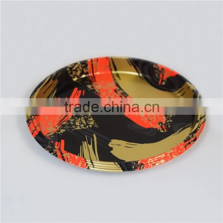 SM1-2107FB Round Disposable Party Tray Plate Plastic