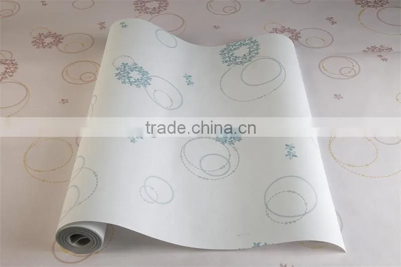 cheap self-adhesive non woven wallpaper for modern living room