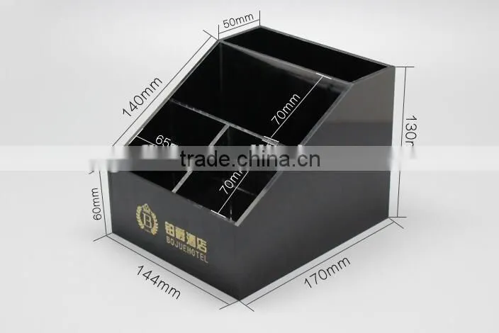 acrylic desk top storage display box