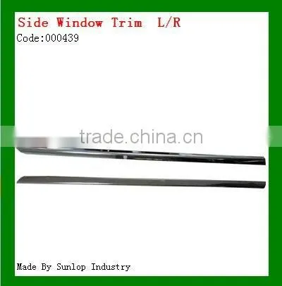 toyota spare part hiace chrome parts 000439 Chrome side window trim for hiace side window trim