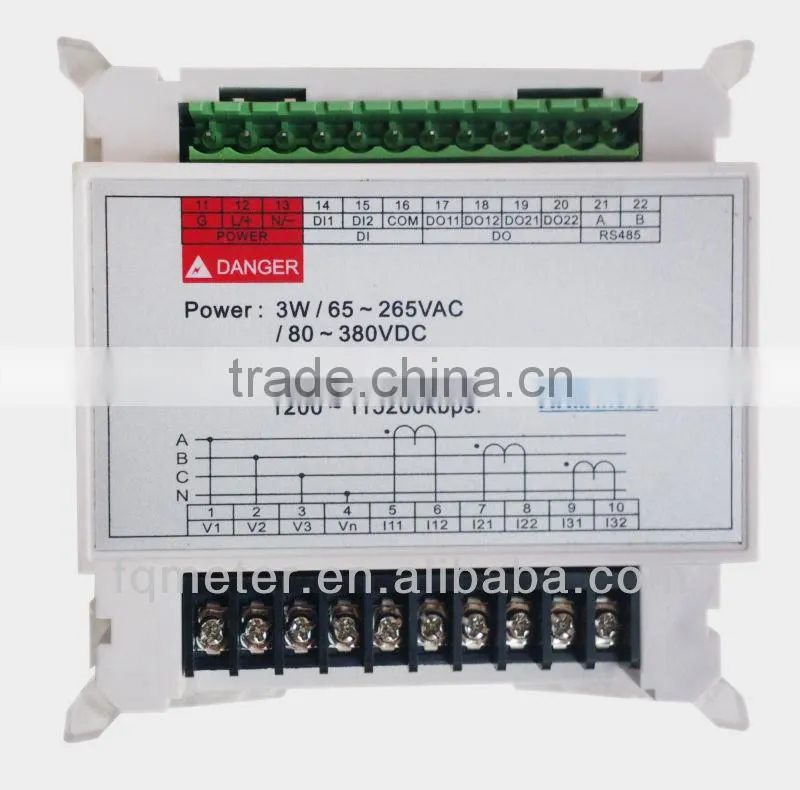 PM835 three phase multifunction meter 3-phase digital panel meter digital ac wattmeter