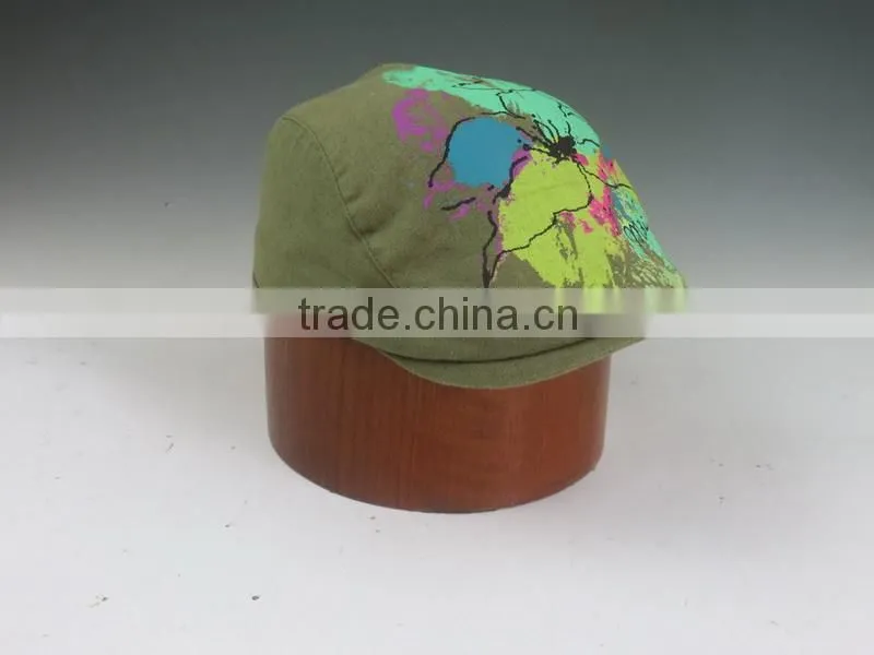 Solid Color Classic Style Duck Bill cotton unisex ivy Cap
