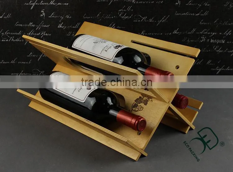 2015 New product! Unique Not closed Multi function wooden wine box