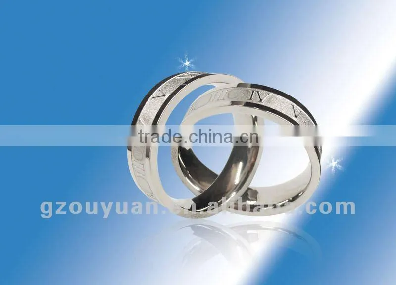 fashion wedding bands finger ring, titanium ring