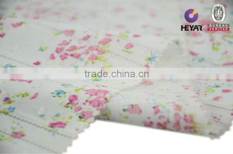floral print jacquard fabric