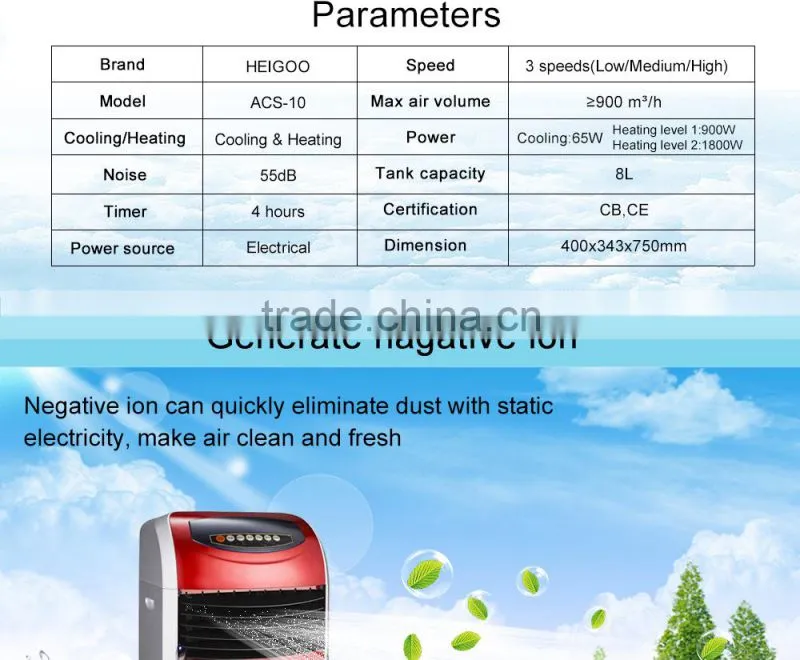 Ice Home Air Cooler With Casters