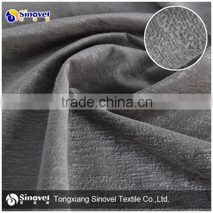 Warp Knitting Velboa Burnout Sofa Furniture Fabric