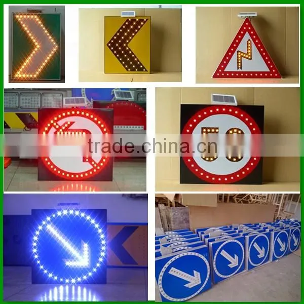 Solar Directional Arrow,Flashing Led Traffic Signal Solar Light