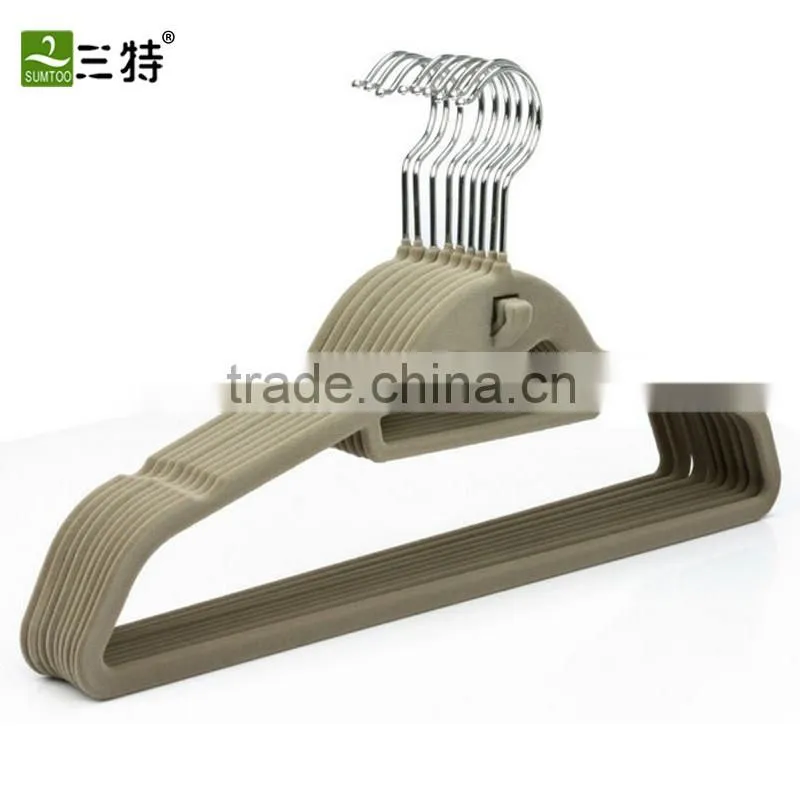Customized clothes hanger velvet suit hanger