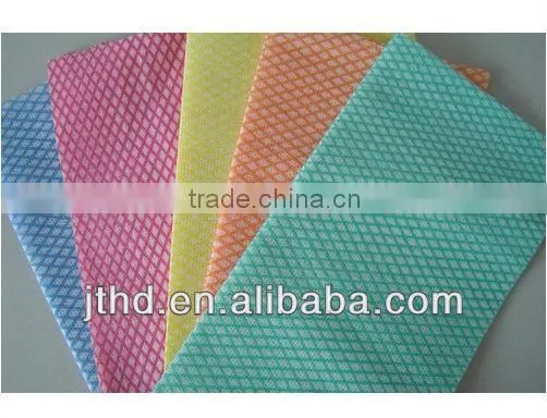 Oil absorbent car wash Cross lapping Single Pack Wet Wipes Cleaning Wipes Nonwoven Fabric