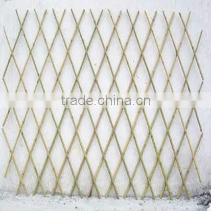 Brushwood fence used for garden decoration