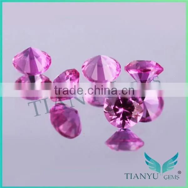 Wuzhou wholesale synthetic diamonds 3# ruby gemstone, synthetic corundum rough, rough ruby corundum