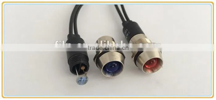 12mm panel mounting hole LED elevator indicator with wire leading