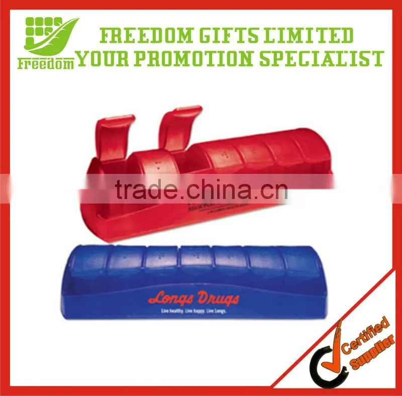 Promotional Printed Logo Pill Box Keyring