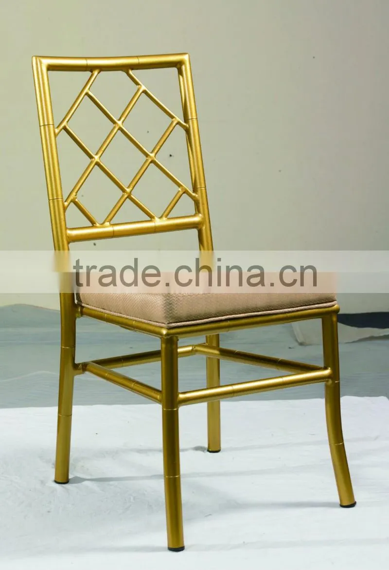BH-L8816A Elegant metal modern Upholstered dining chair