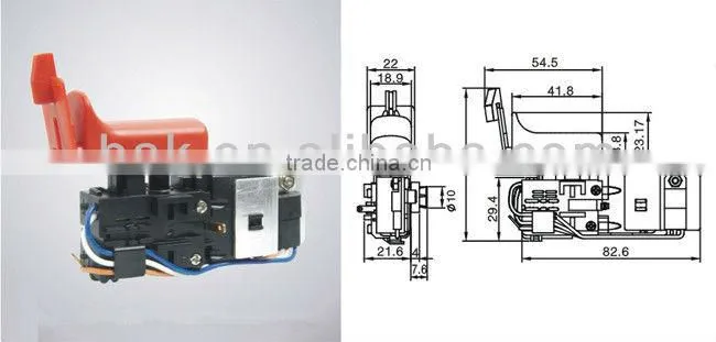 power tool parts switch for Bosch GBH2-28,trigger switch ,rotary hammer switch