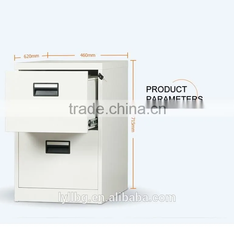 Modern Office Furniture Steel 2 Drawer Hanging File Cabinet
