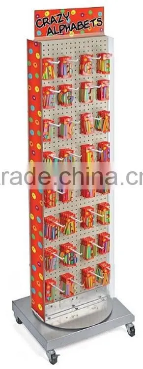 tools rotate display stand, floor metal display racks and stands/ pegboard display rack