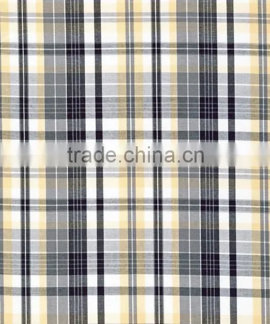cheap polyester checked cloth black white check upholstery fabric for table cloth