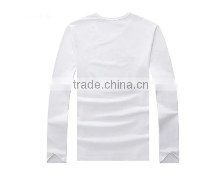 OEM Printing Long Sleeve Cotton T shirt