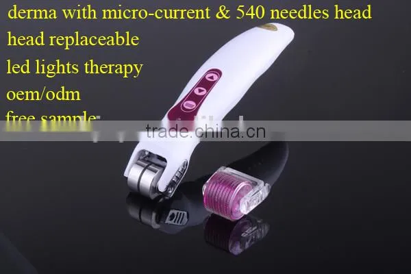 DNS 540 needle led light vibrating biologic microcurrent roller