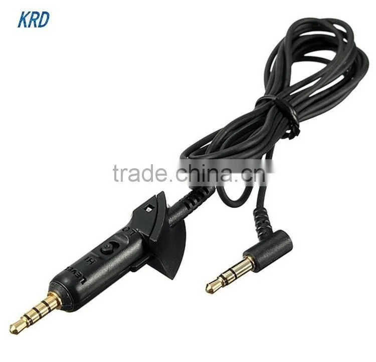 High Quality 3.5mm Replacement Audio Extension Cable Cord For Bose Quiet Comfort QC15 Headphones