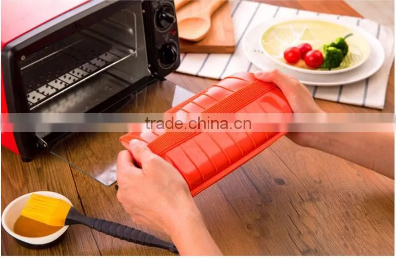 Microwave Square Cheap Food Heat Resistant Silicone Soup Mixing Salad Bowl