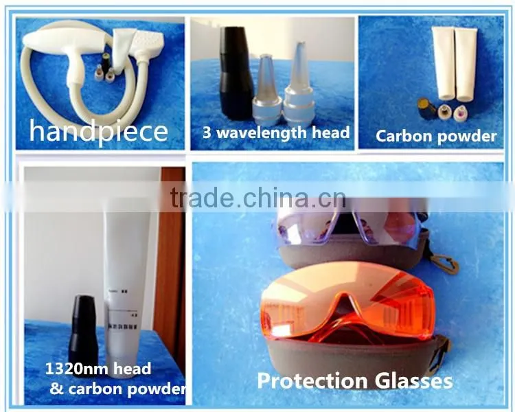Professional Q switch nd yag tattoo removal laser