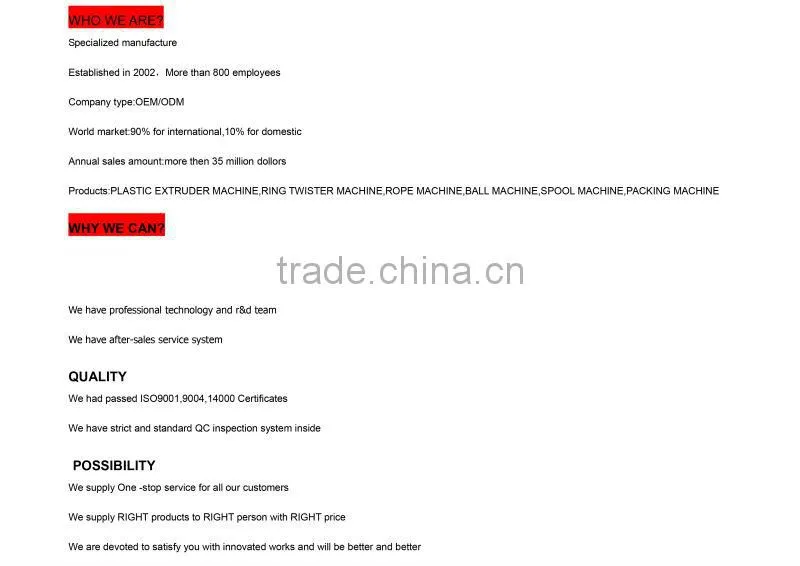 high speed rope making machine M:0086 15163879588 email:alice@ropeknet.com