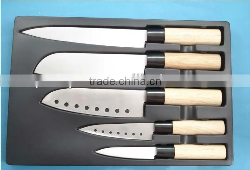 2014 hot sale 5pcs knife set