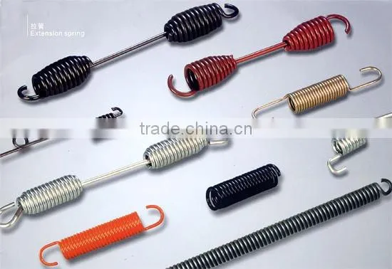 Precision double hook metal high tension spring